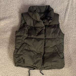 Grey Puffer Vest